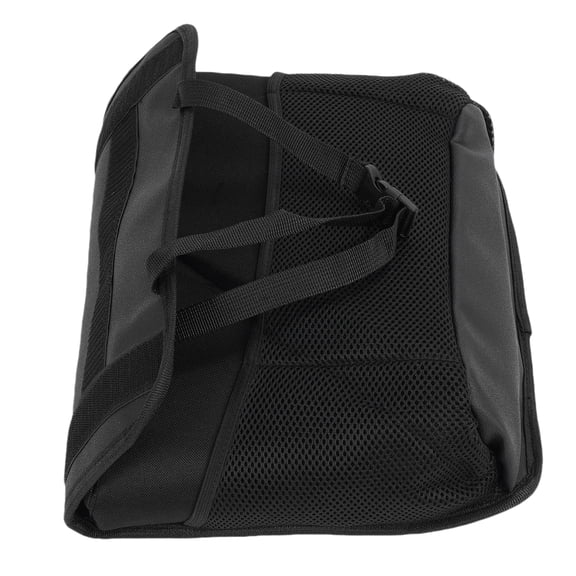 Yajisi Universal Stroller Organizer Bag with Breathable Mesh & Oxford Cloth Hanging Storage, Large Capacity Baby Stroller Caddy for Smart Outdoor Travel (15x13x2 in / 38x33x5 cm)