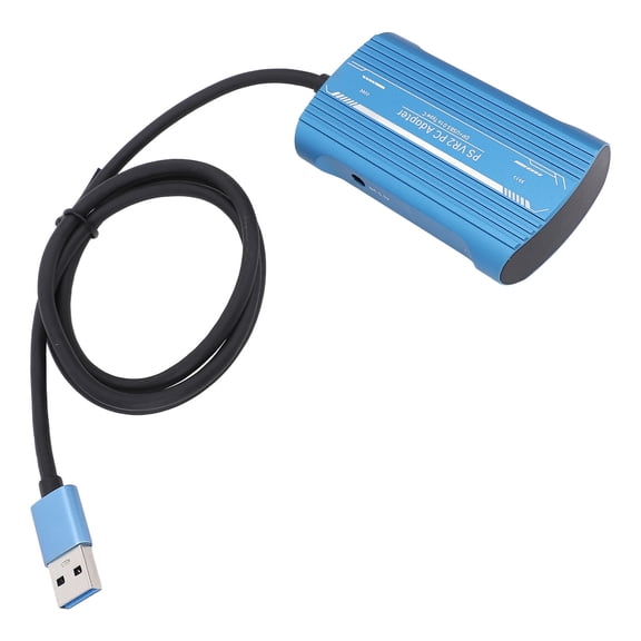 Yajisi VR2 PC Adapter Accessories Kit Blue - Expand Your SteamVR Game Library on Windows 10/11 - Includes Power Supply & DisplayPort Cable