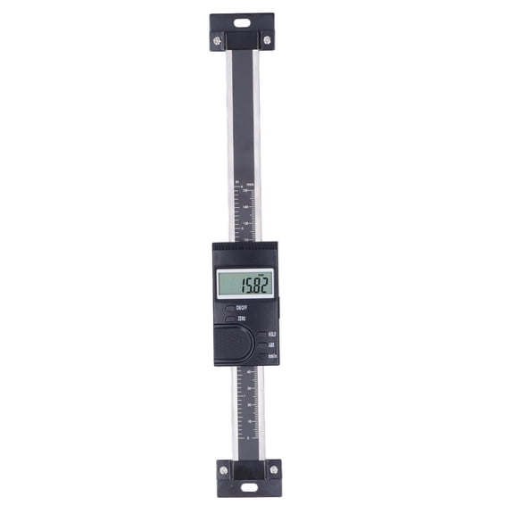 Yajisi Vertical Digital Vernier Caliper IP45 Waterproof Electronic Linear Scale with Large LCD Display for Milling Machines and Woodworking, Stainless Steel Measuring Tool, 6 inches / 150 mm