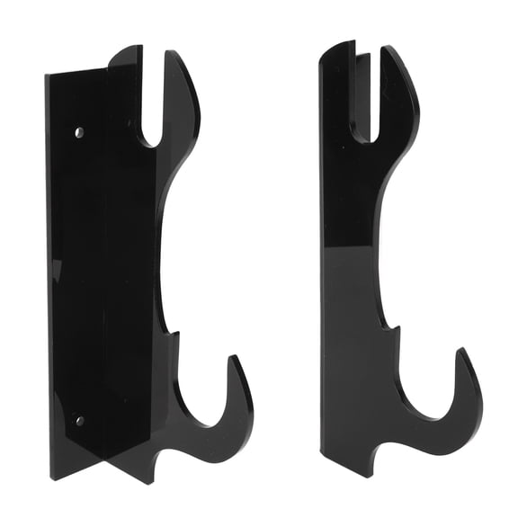 Yajisi Wall Mounted Samurai Sword Holder Display Rack heavy duty hanger for Katana Wakizashi Genji Swords Pack of 2, 21 inches / 53.3 cm