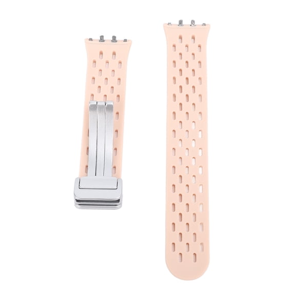 Yajisi Watch Band Quick Release Rubber Lightweight Stylish Breathable Strap for Galaxy Fit3 Roseate (6.69 inches / 17 cm)