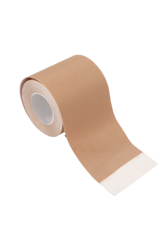 Waterproof Breast Tape Roll, Breathable and Sweatproof Breast Lift Tape for Women, Elastic Push Up Bob Tape for Lift & Support, Athletic Chest Lift Tape Beige (2 in x 16.4 ft / 5 cm x 5 m)