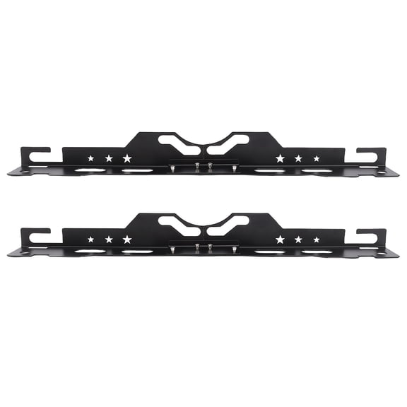 Yajisi Wheel Alignment Tool Plate with 2 Tape Accurate Measurement High Efficiency Secure Groove for Cars SUVs Matte Black, 6 Pieces