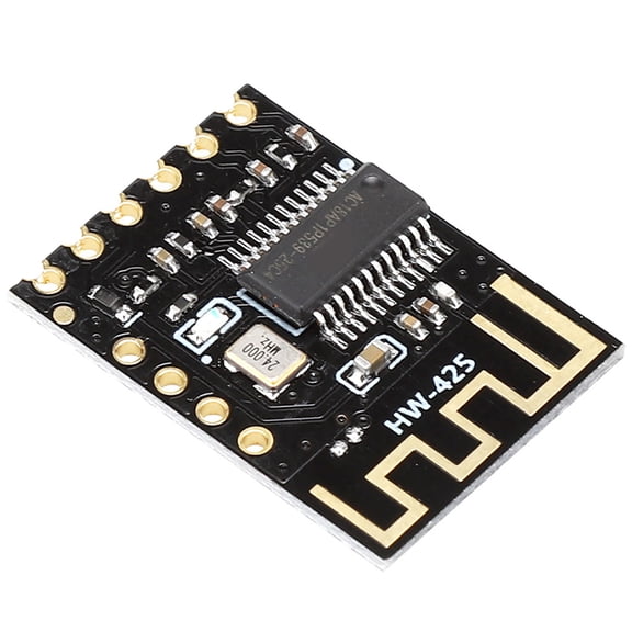 Yajisi Wireless Bluetooth 4.2 Stereo Audio Receiver Lossless Module HIFI DIY Modification Board for Audio Systems, Low Power Consumption, 20m Range, Dual Channel (3 x 3 x 1 in / 7.6 x 7.6 x 2.5 cm)