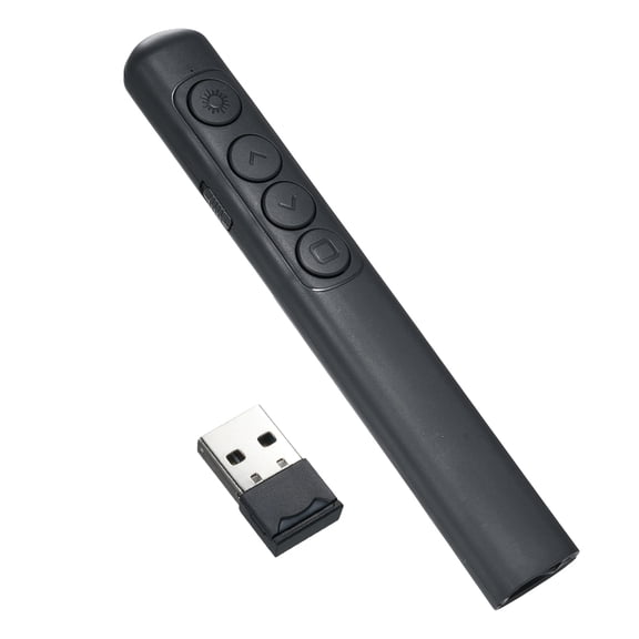 Yajisi Wireless Laser Presentation Pointer Remote Control Pen with 100m Red Light for PowerPoint PPT Compatible with Mac Windows Linux System for Laptop Page Turning Hyperlink