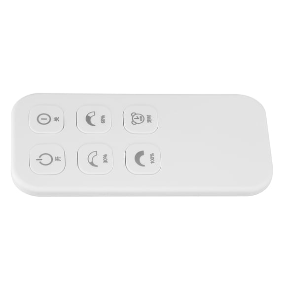 Yajisi Wireless Remote Controller for LED Cabinet Lights, Adjustable Brightness & Timing Function, 360-Degree Control, Includes CR2032 Battery, 3.9 x 2.0 x 0.3 inches / 10 x 5 x 0.8 cm, White