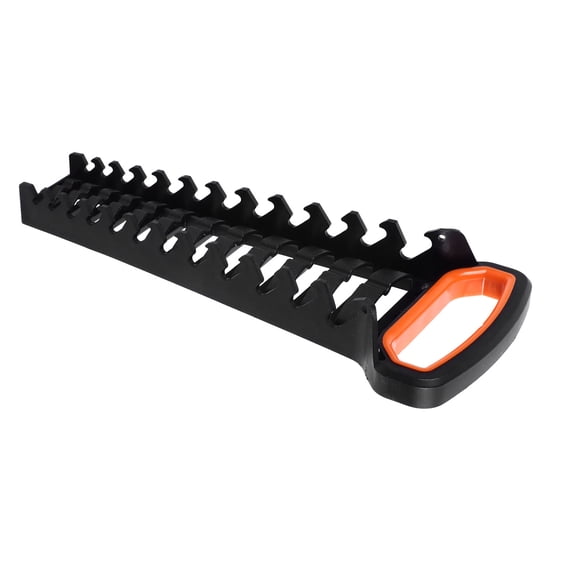 Yajisi Wrench Organizer Tool Trays 12-Tool Wrench Holder Storage Rack with Carrying Handle Heavy Duty Hand Tool Storage