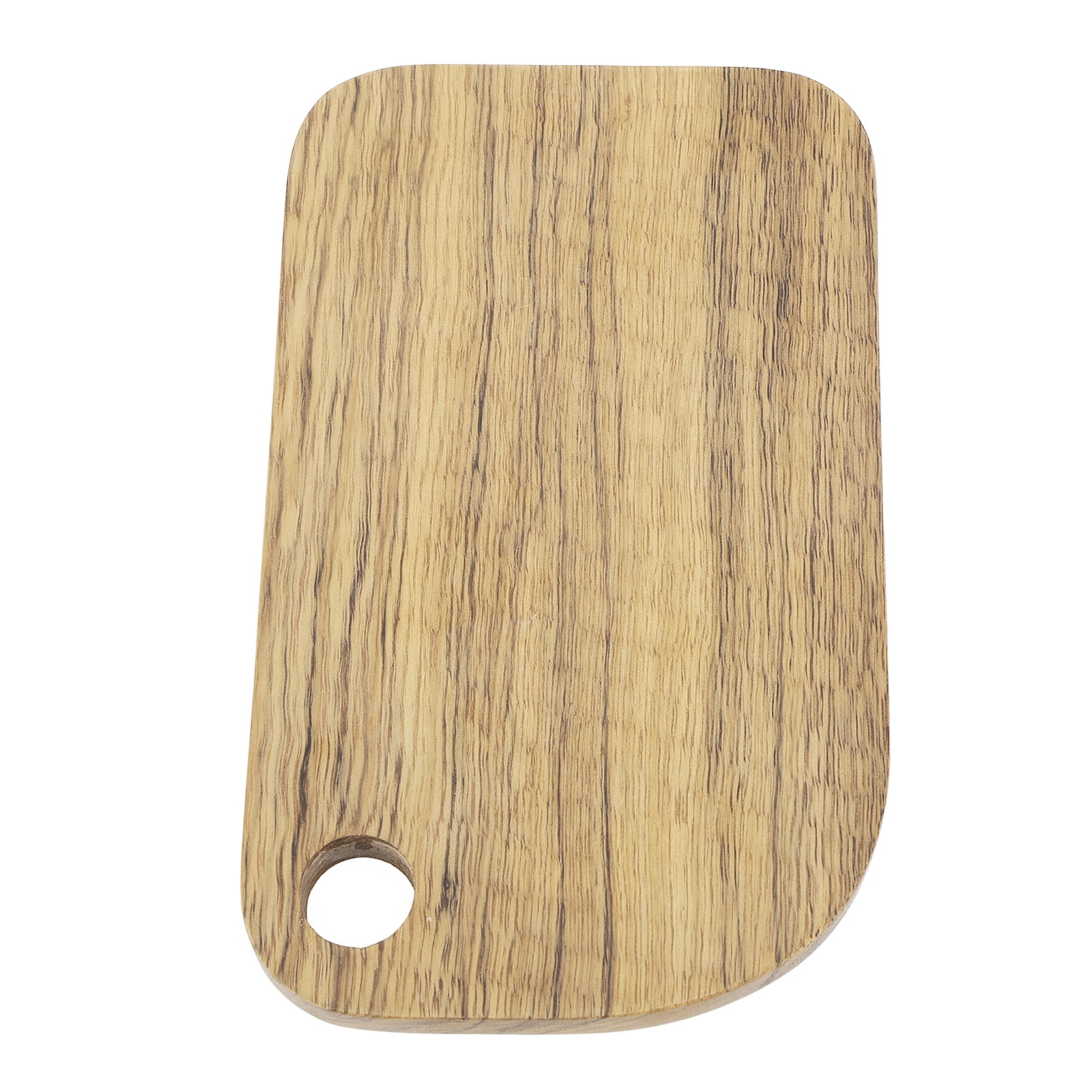 Yajisi Zebra Wood Cutting Board with Hanging Hole, Rectangular Wood Chopping Board for Bread Pizza Vegetable Fruits Cheese Serving (11.4 x 7.1 inches / 29 x 18 cm), Small Size