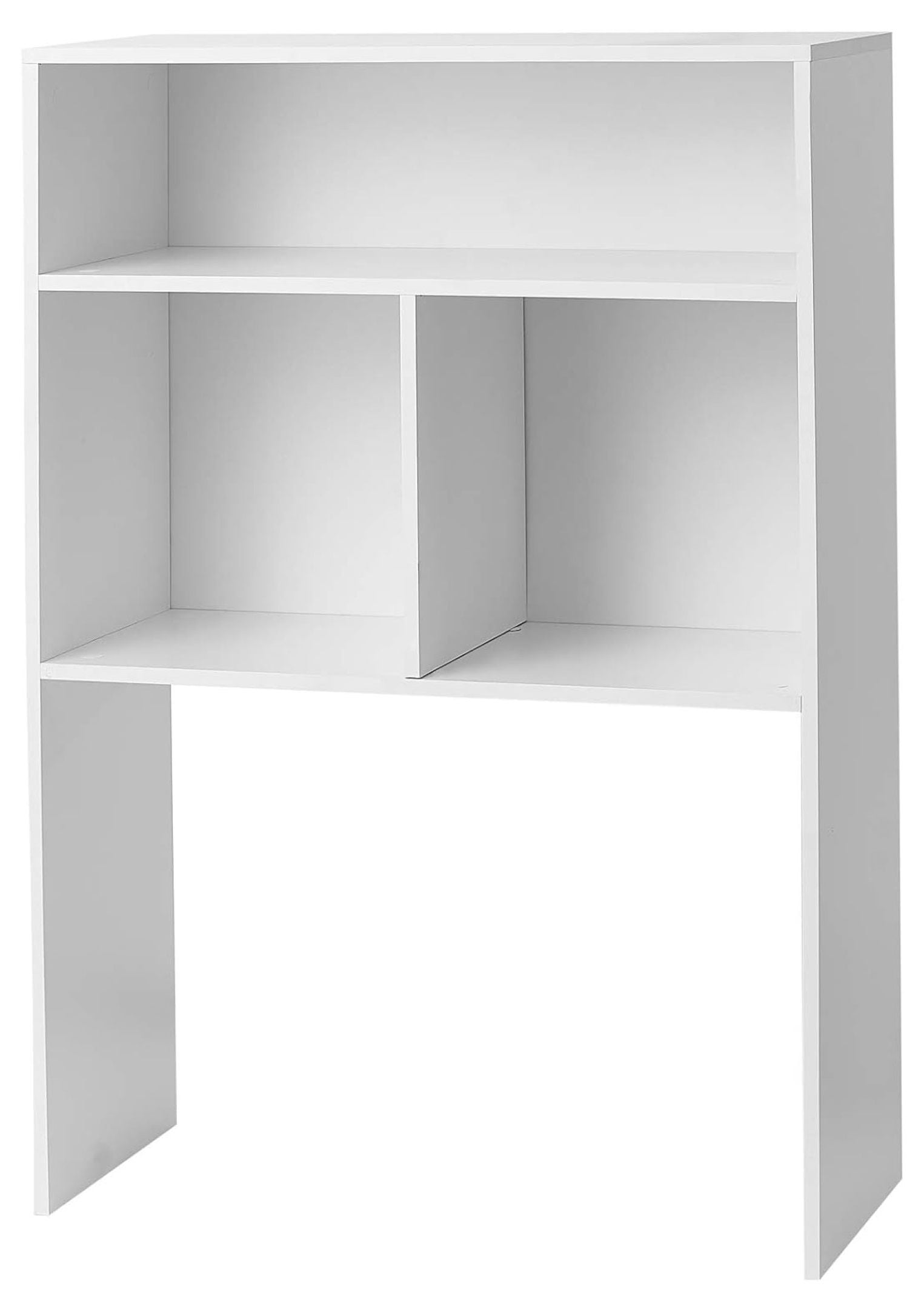 Yak About It Extra Depth Cube Dorm Desk Bookshelf White