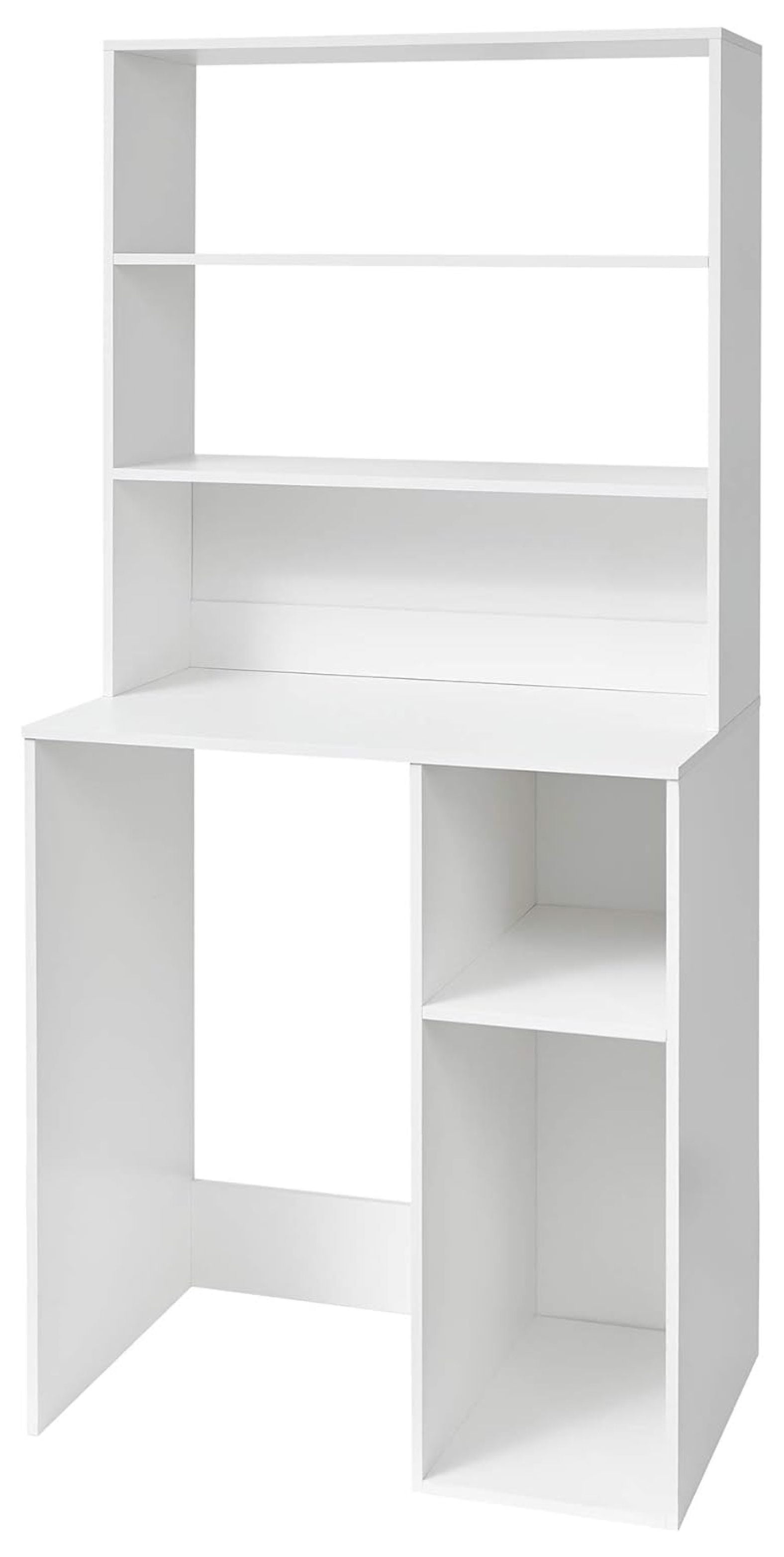 Yak About It Mini Fridge Dorm Station with Top Shelf White