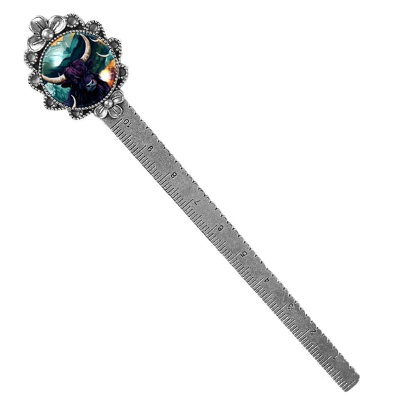 Yak Book Lover's Delight: Vintage Silver Lace-Edged Bookmark - a Must-Have Reading Accessory