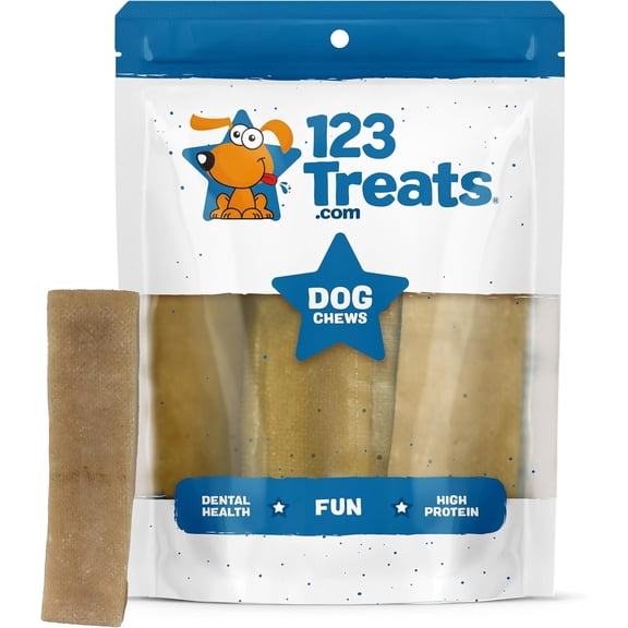 Yak Chew for Dogs, All Breeds, Large Size, 4 Count