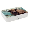 thumbnail image 1 of Yak Elegant Jewelry Box Organizer with Removable Compartment and Earring Holder - Portable PU Leather Storage Case, 1 of 6