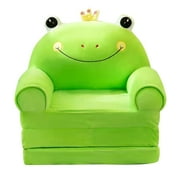 Yak Gear Seat Cushion Plush Foldable Kids Sofa Backrest Armchair 2 In 1 Foldable Children Sofa Cute Cartoon Lazy Sofa Children Flip Open Sofa Bed For Living Room Bedroom Without Liner Filler