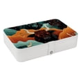 thumbnail image 1 of Yak Jewelry Boxes PU Leather Necklace Holder Travel Organizer with Removable Compartment Portable, 1 of 6