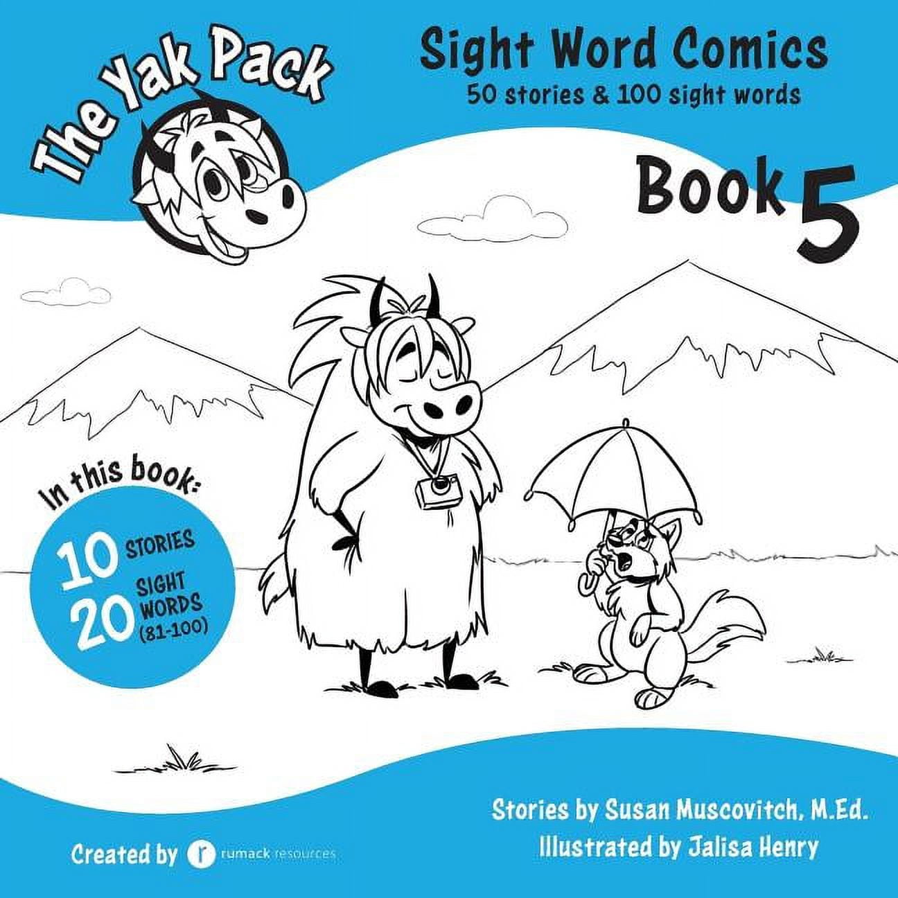Yak Pack Sight Word Comics The Yak Pack (Paperback)