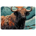thumbnail image 1 of Yak Polyester Non-Slip Machine Washable Bath Rugs Door Rugs Floor Mat, 1 of 6
