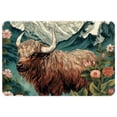 thumbnail image 1 of Yak Polyester Non-Slip Machine Washable Indoor Rug Floor Mat Chair Rug, 1 of 6