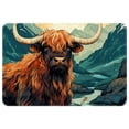 thumbnail image 1 of Yak Polyester Non-Slip Office Mat & Kitchen Rug, Machine Washable Door Mats, 1 of 6