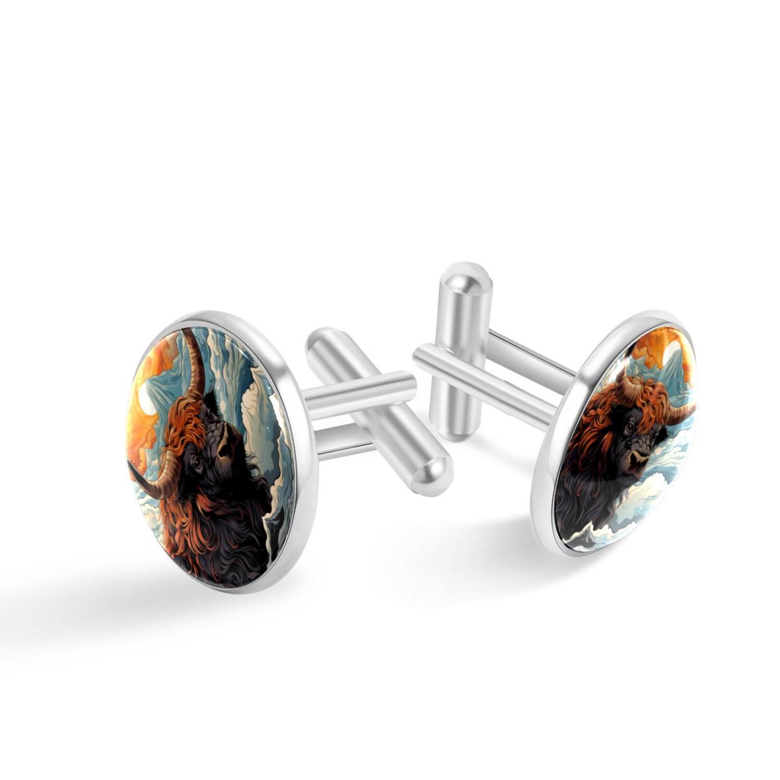 Yak Premium Stainless Steel Shirt Cufflink Set for Men - Ideal for ...