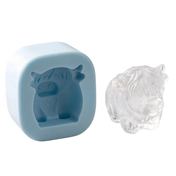 Yak Shape Silicone Ice Cubes Molds Maker Easy Demolding Dishwasher Safe For Making Freezing Drinks And Freezers Treats