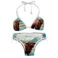 thumbnail image 1 of Yak Two-Pack Bikini Set with Detachable Sponge and Adjustable Strap, for Beach and Swimming Suit Scenes, 1 of 6