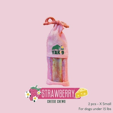 Yak9 Strawberry Chews for Dogs