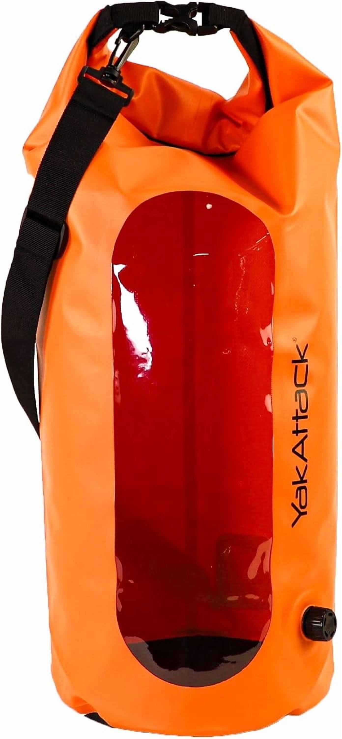 YakAttack 20L Roll-Top Waterproof Dry Bag W/ Air Valve Additional Buoyancy