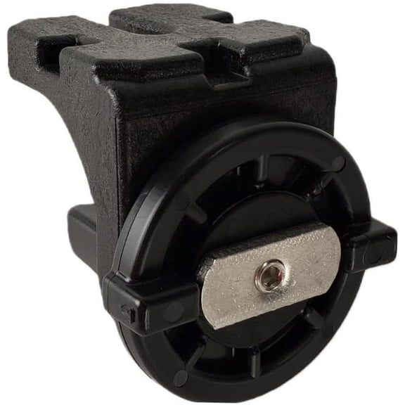 YakAttack 90 Degree MightyMount Vertical Track Adapter Black LNL 1008