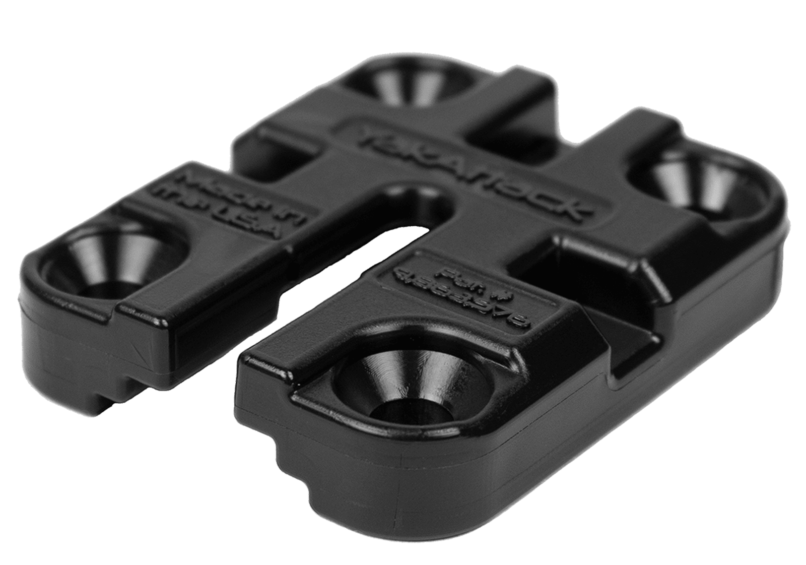 YakAttack Black Low-Profile Stainless Steel Mounting System with