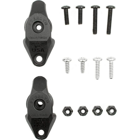 YakAttack Kayak Stealth Pulley with Hardware Black 2 Pack One Size