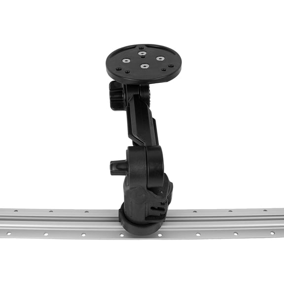 YakAttack Round Base Fish Finder Mount, Black - FFP-1005