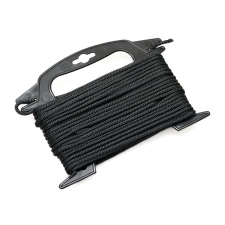 75 Feet Solid Black Pp Rope With Wi