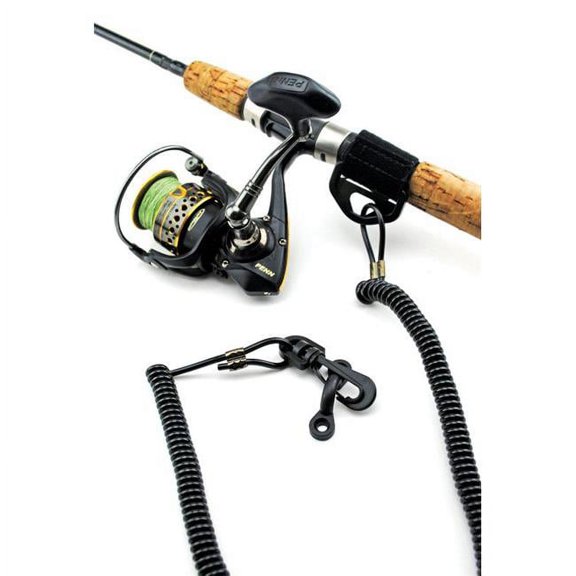 YakGear Rubber Rod Leash - Black
