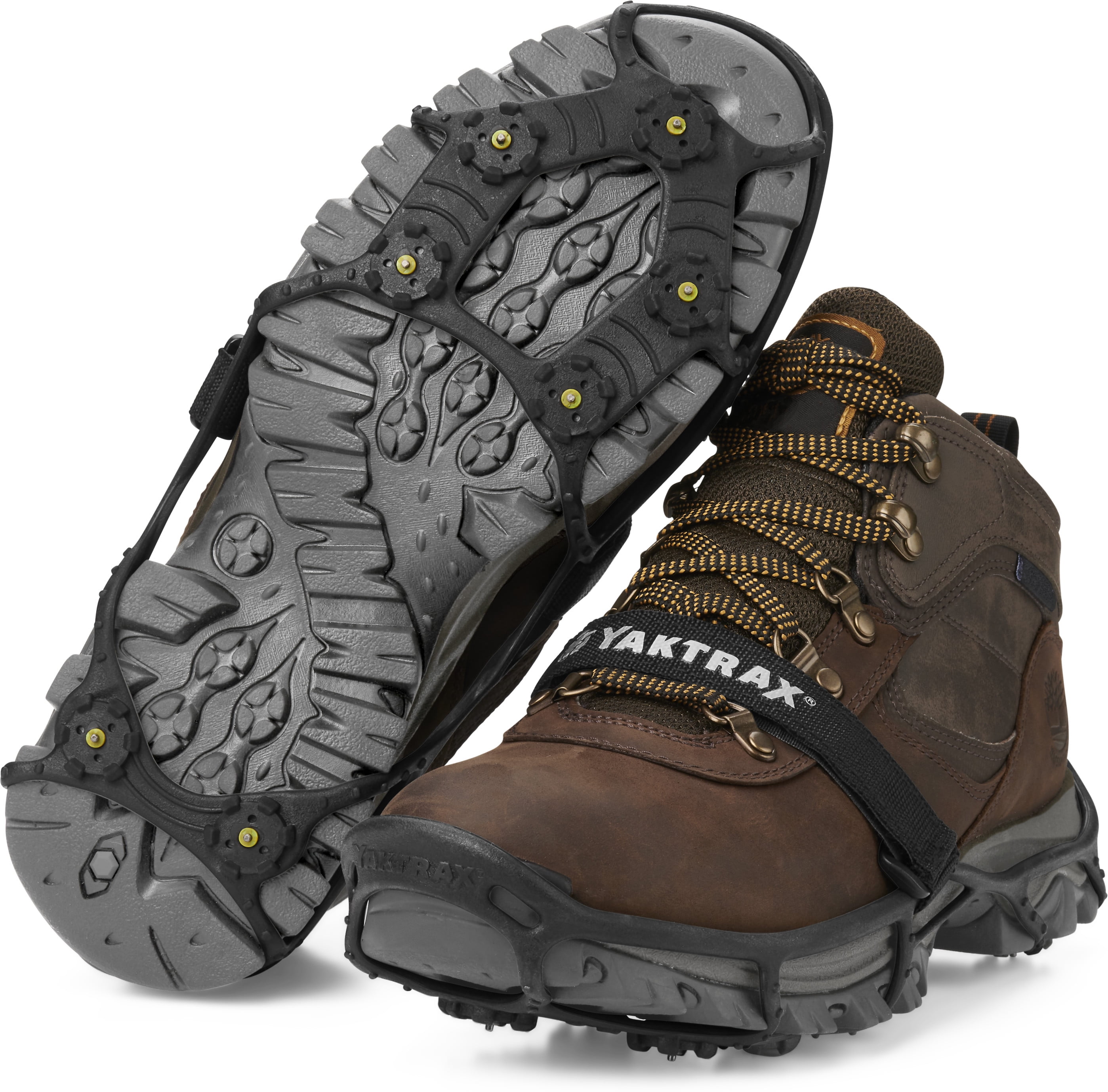 YakTrax Spikes Winter Traction Device, Fits Men's 4-7.5, Women's 5