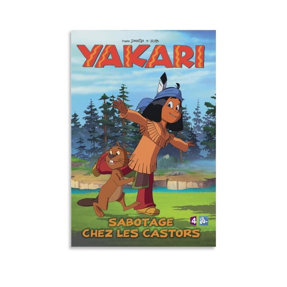 Yakari, A Spectacular Journey Anime Poster Germany Art Poster Canvas Painting Decor Wall Print Photo Gifts Home Modern Decorative Posters 12x18inch(30x45cm)