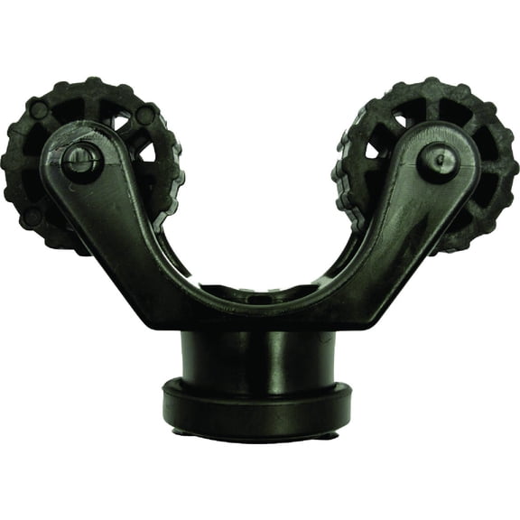 YakAttack RotoGrip Kayak Paddle Holder | Secure & Low-Profile Paddle Holder | Track Mount Compatible with GearTrac, MightyMount, and Most Kayak Track Systems | Rail Mount Oar Grip