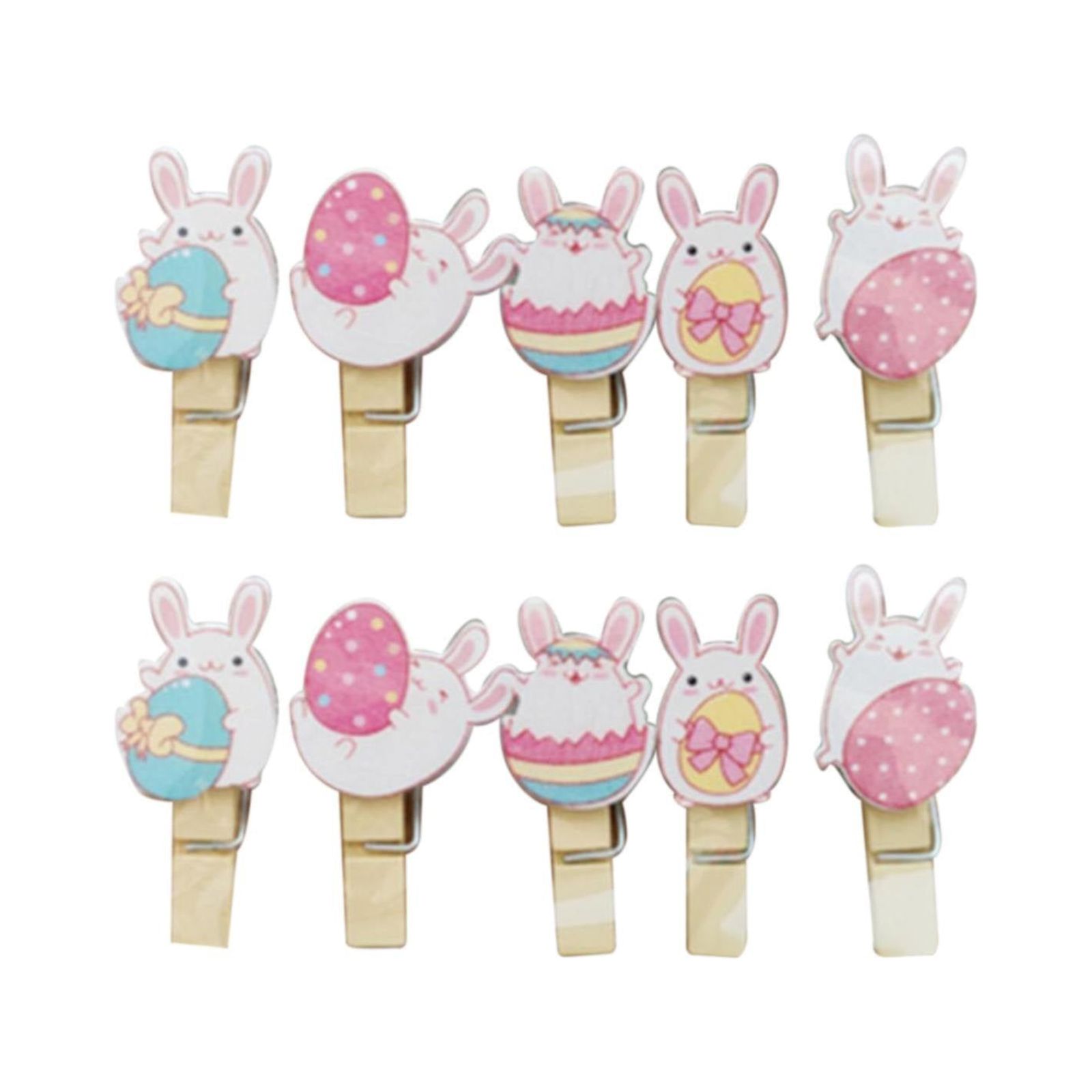 Yakbaofuo Cartoon Easter Rabbit Clip Hanging Photo Wall Kindergarten ...