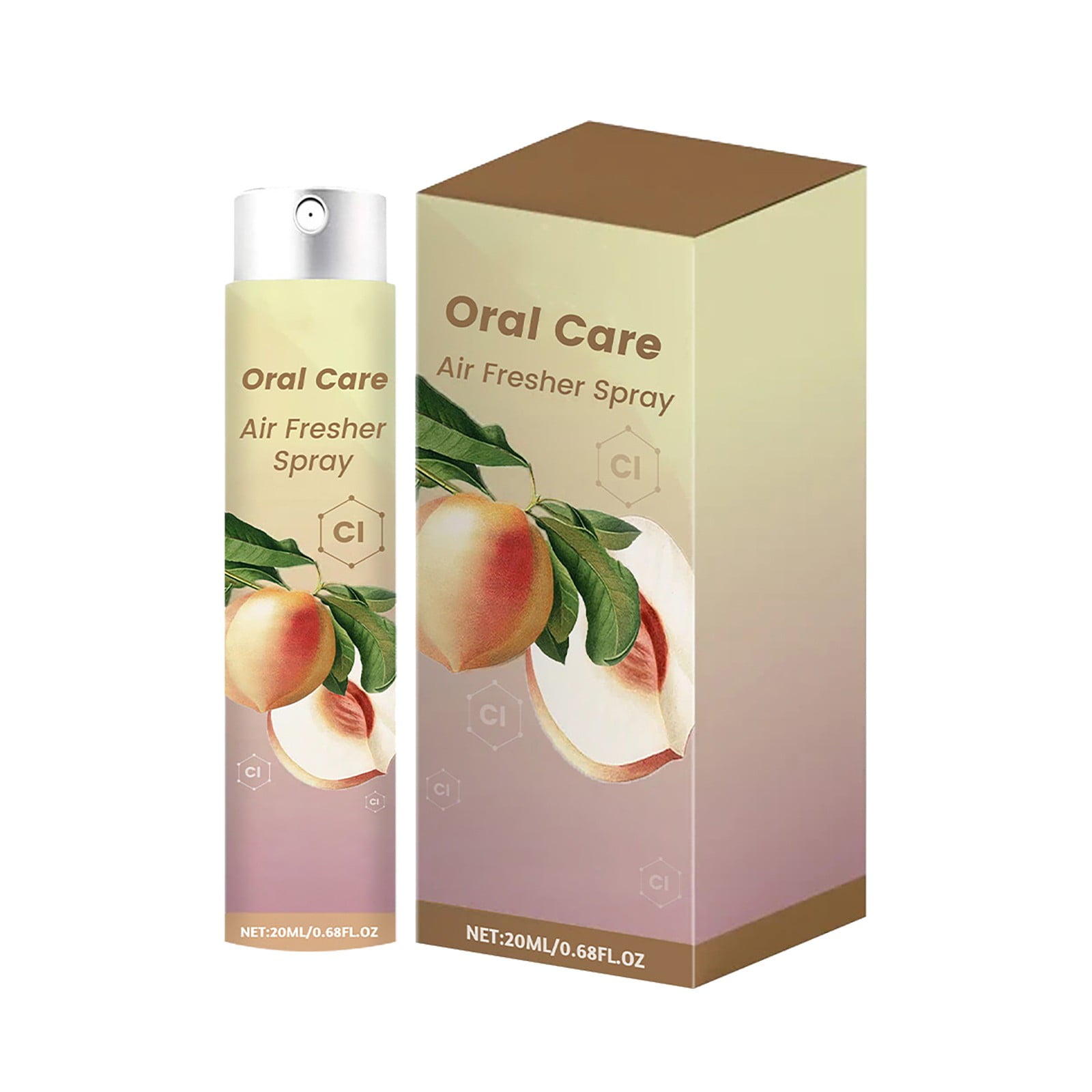 Yakbaofuo Mint Mouth Spray Coffee Stains And Maintains Teeth 20ml