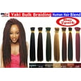 thumbnail image 1 of Yaki Bulk Braiding Hair, Human Hair Blend, Braids Hair Extensions for Twists, Hot Selling, Length 18", 2 packs Color #350, 1 of 6