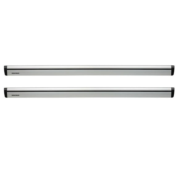 Yakima 60 Inch Aluminum JetStream Aerodynamic Roof Rack Crossbars, Silver