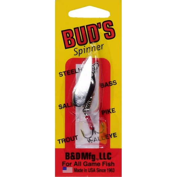 Yakima Bait Bud's Spinner Sz 2 Nickel