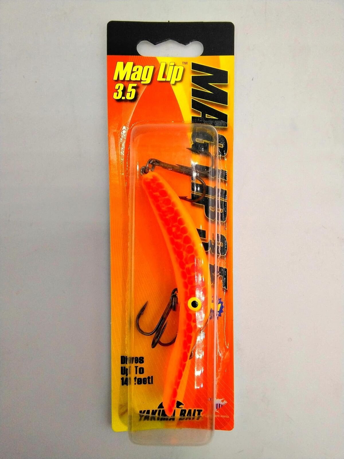 Yakima Bait Mag Lip 3.5 Fishing Lure, Egg Fluorescent, 9581U EFL