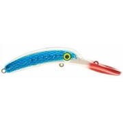 Yakima Bait Mag Lip, 3.5, Metallic Silver Blue Pirate