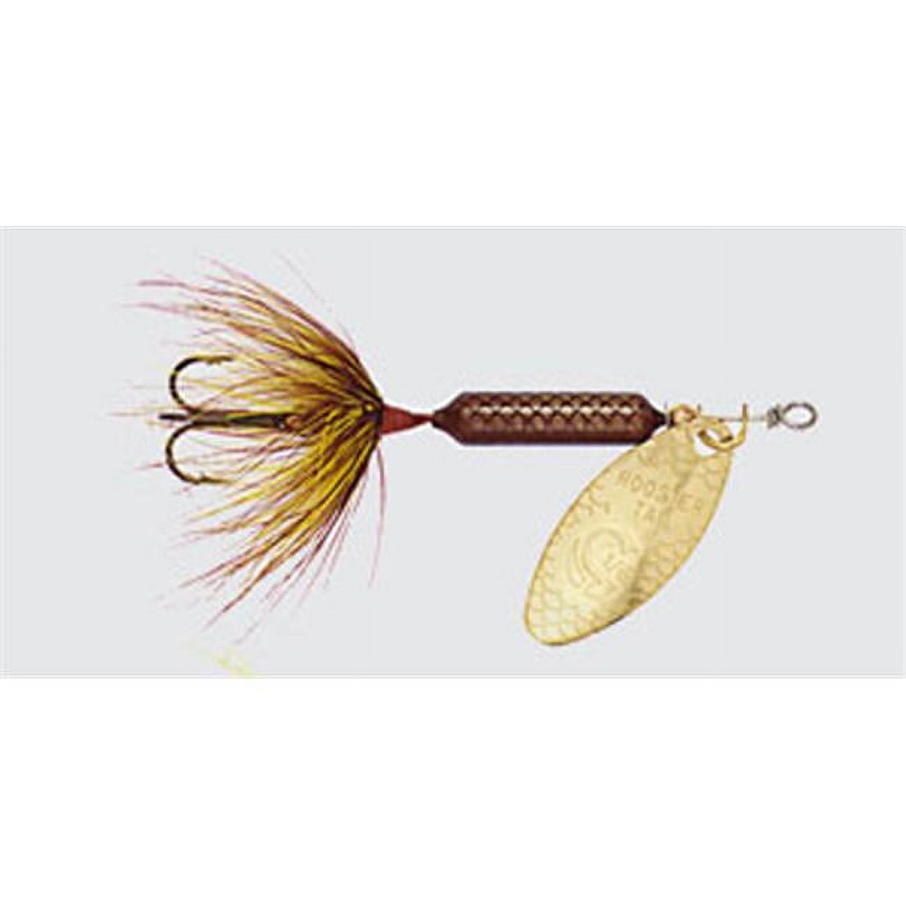 Yakima Bait Rooster Tail, Inline Spinnerbait Fishing Lure, 1/16 oz Glitter  Black 