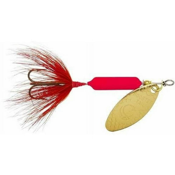 Yakima Bait Original Rooster Tail, Inline Spinnerbait Fishing Lure, Red, 1/16 oz