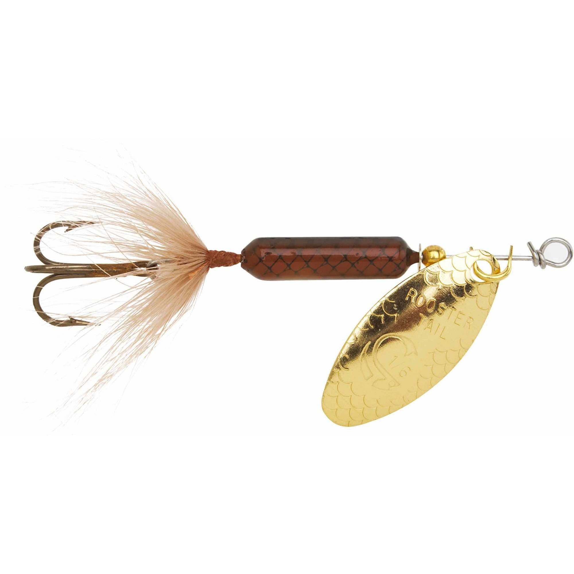 Yakima Bait Worden's Original Rooster Tail, Inline Spinnerbait Fishing Lure,  Flash White, 1/6 oz. 