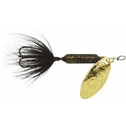 Yakima Bait Rooster Tail, Inline Spinnerbait Fishing Lure, 1/16 oz Glitter Black