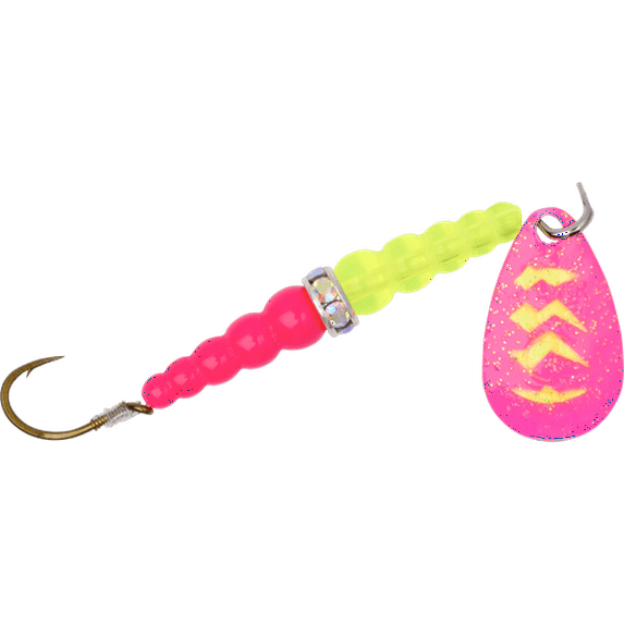 Yakima Bait UV Silver Magic (#6) Pink Chartreuse