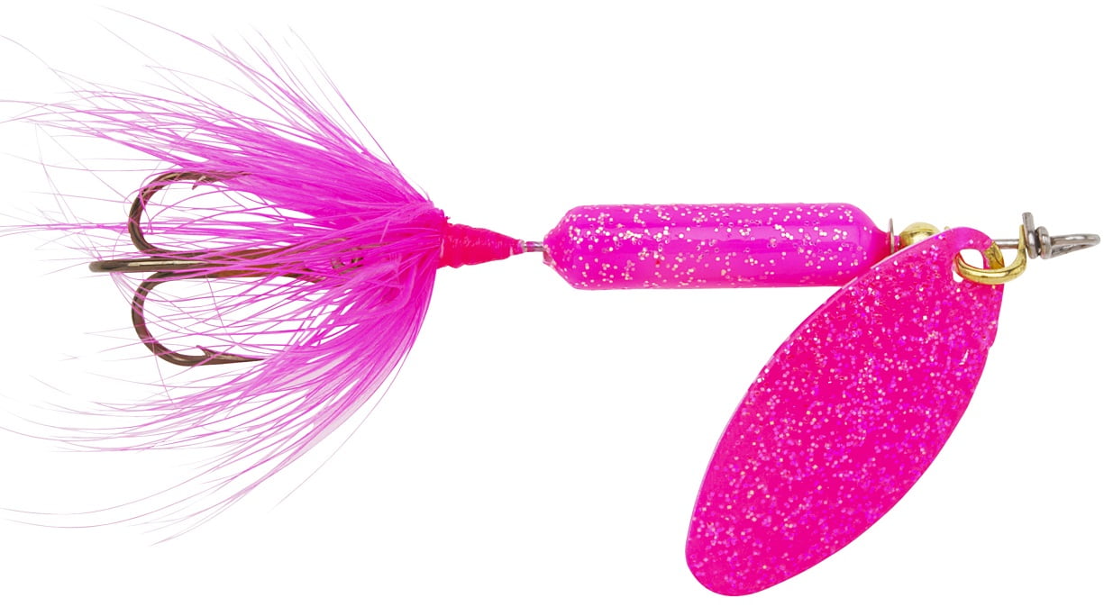 Yakima Bait Worden's Flash Glo 4" UV Casting Spinner Lure, Misty River, Size 2/0, 1/2 oz.
